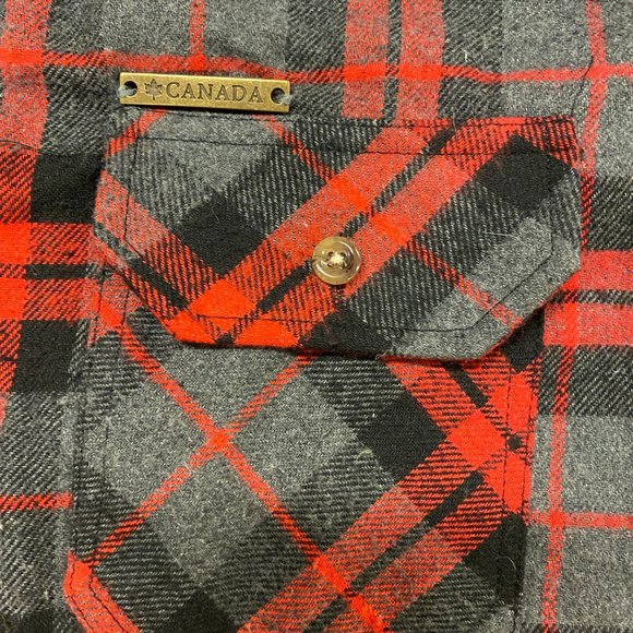 Vintage Collection Long Sleeve Plaid Flannel, size M - Picture 5 of 6